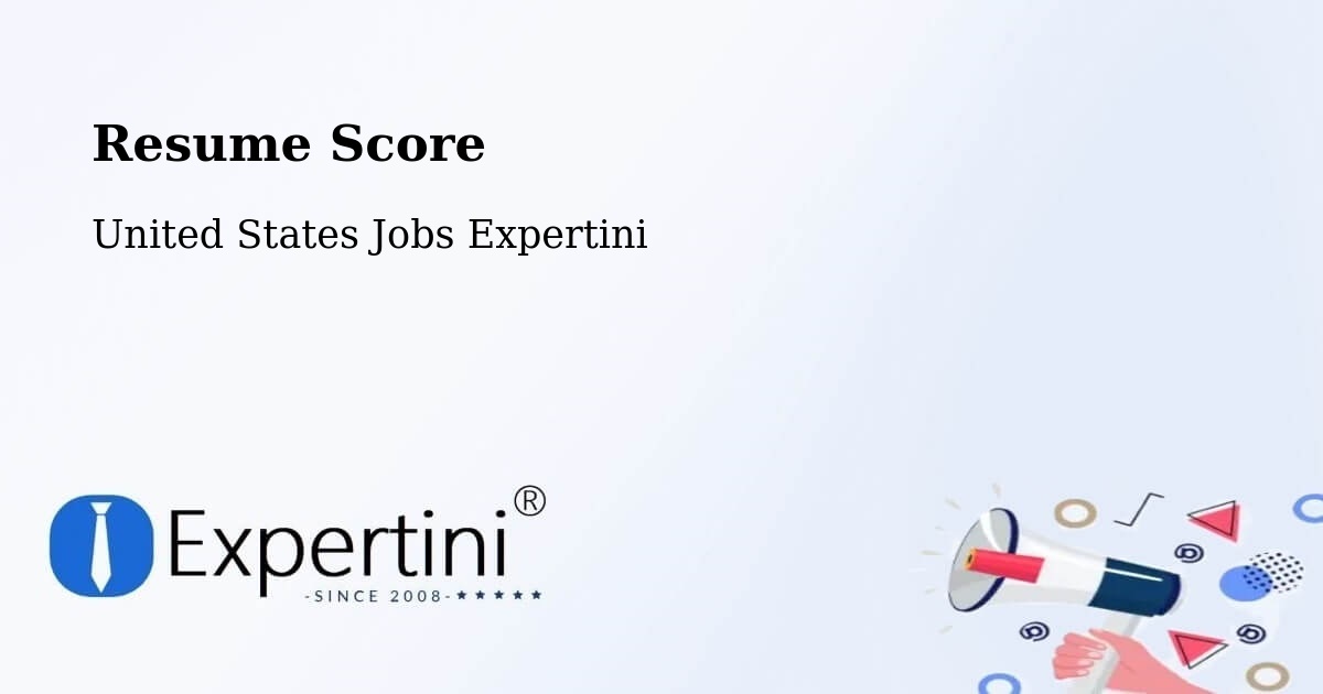 Resume Score & Job Description Match Tool – Flat Rock - United States Jobs Expertini